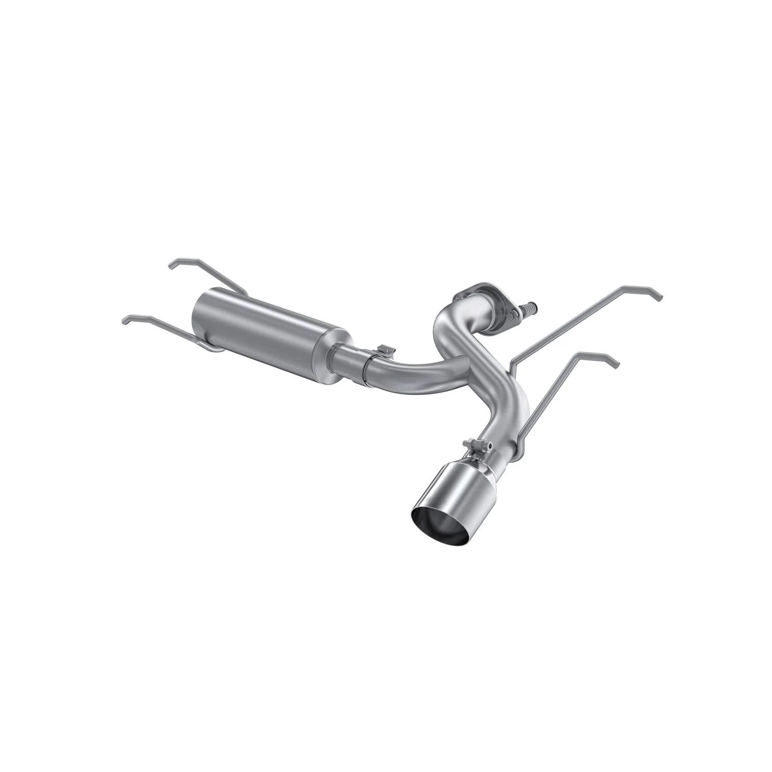 Fits 2016+ Mazda MX-5 Miata Single Rear Exit 2.5in Axle Back Exhaust AL